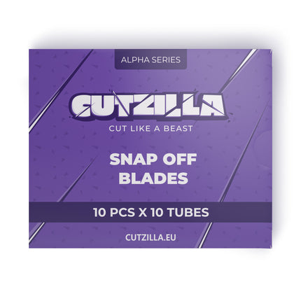 CUTZILLA 9mm 30° Snap off blades - Silver