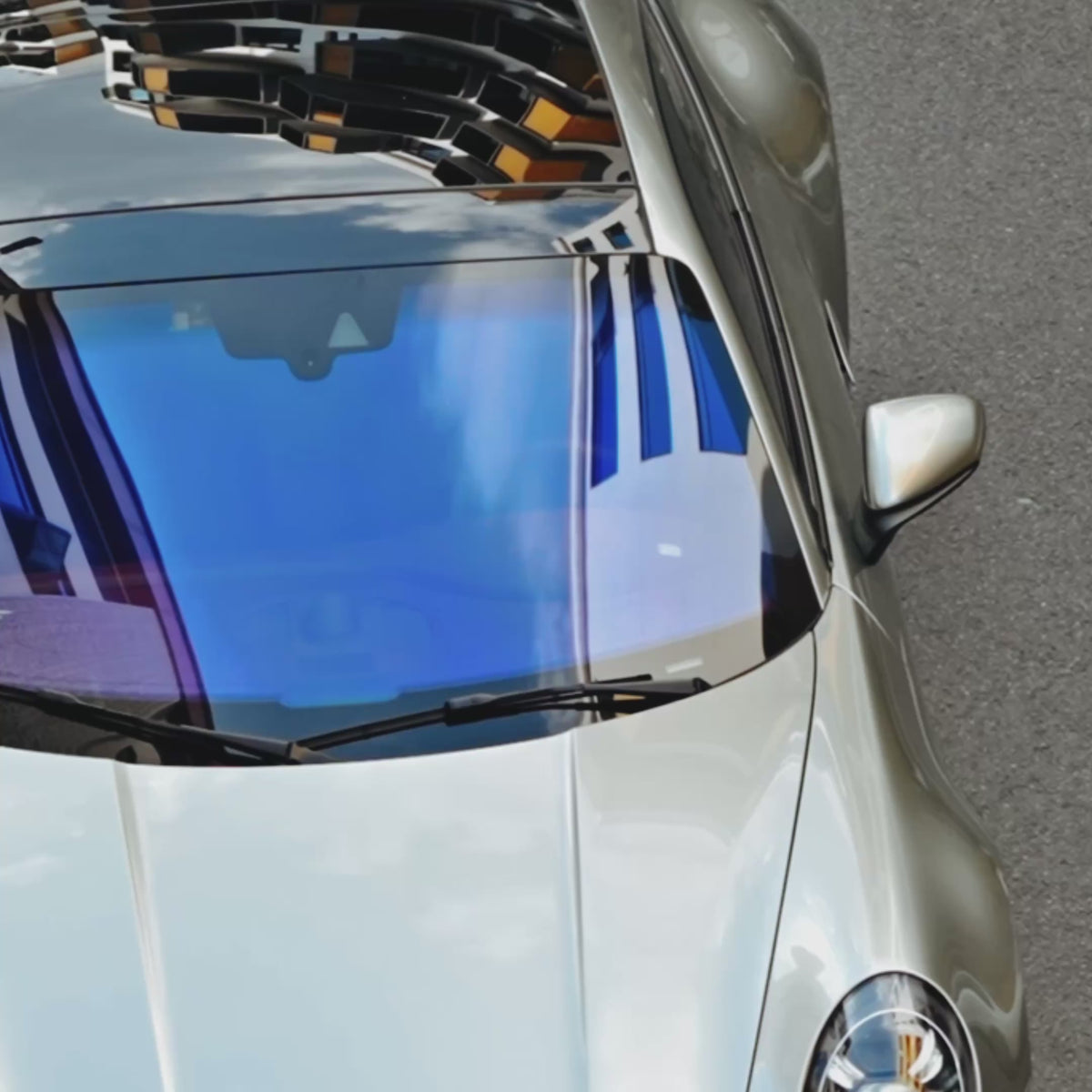 TWF-K01 Neptune Blue Chameleon window film